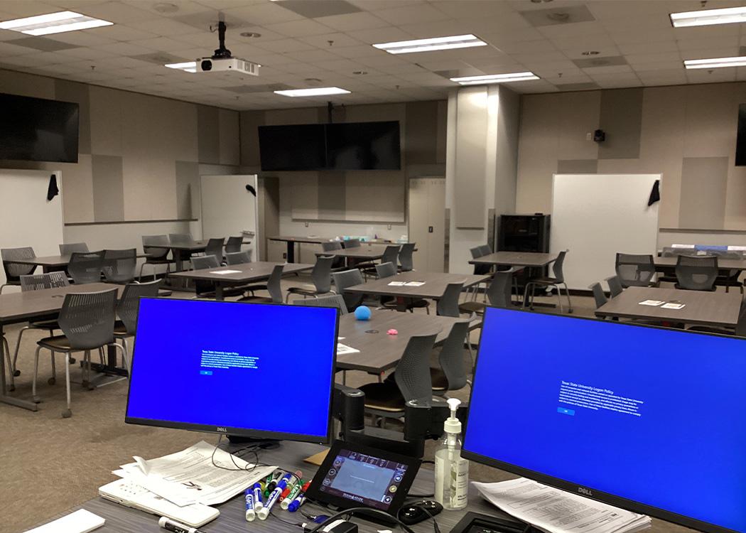 view of RFM 3241 from the lectern