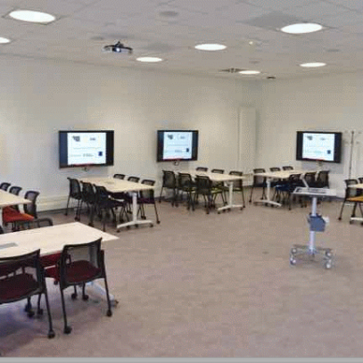 Image of classrrom with desks