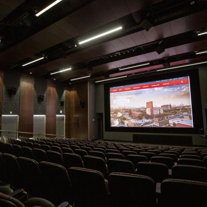 Auditorium with presentation