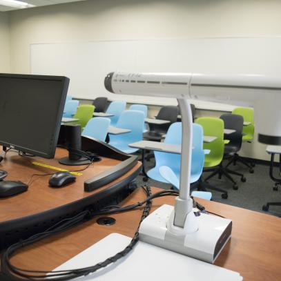 lectern with doc cam